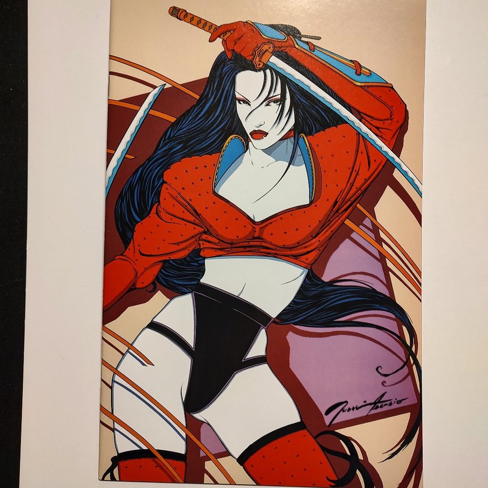 Shi Senryaku #1 Virgin Cover (1995) Cover by Billy Tucci Written by Gary Cohn